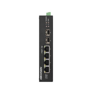 Switch cu 3 porturi PoE Gigabit Hikvision DS-3T0506HP-E/HS, 1 port Gigabit Hi-PoE, 2 porturi SFP, 12 Gbps, 8.928 Mpps, 4.000 MAC, fara management Switch cu 3 porturi PoE Gigabit Hikvision DS-3T0506HP-E/HS, 1 port Gigabit Hi-PoE, 2 porturi SFP, 12 Gbps, 8.928 Mpps, 4.000 MAC, fara management