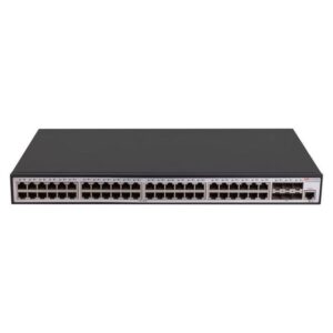 Switch cu 48 porturi RJ45 Hikvision DS-3E2754-HI-48T6X, 216 Gbps, 160.71 Mpps, 32000 MAC, 6 porturi fibra optica 10G, cu management Switch cu 48 porturi RJ45 Hikvision DS-3E2754-HI-48T6X, 216 Gbps, 160.71 Mpps, 32000 MAC, 6 porturi fibra optica 10G, cu management