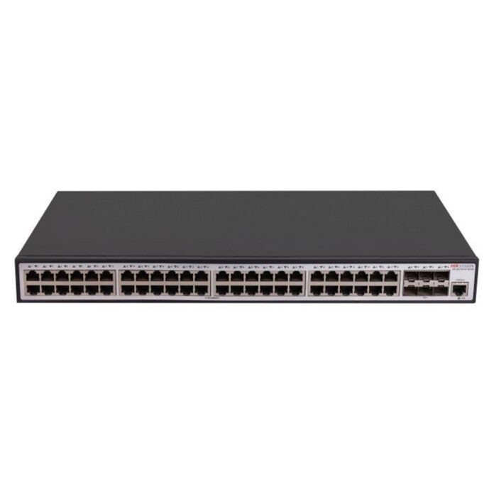Switch cu 48 porturi RJ45 Hikvision DS-3E2754-HI-48T6X, 216 Gbps, 160.71 Mpps, 32000 MAC, 6 porturi fibra optica 10G, cu management Switch cu 48 porturi RJ45 Hikvision DS-3E2754-HI-48T6X, 216 Gbps, 160.71 Mpps, 32000 MAC, 6 porturi fibra optica 10G, cu management
