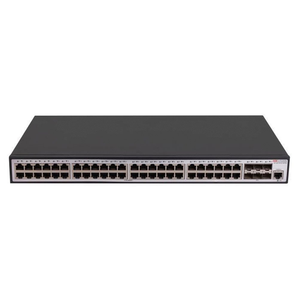 Switch cu 48 porturi RJ45 Hikvision DS-3E2754-HI-48T6X, 216 Gbps, 160.71 Mpps, 32000 MAC, 6 porturi fibra optica 10G, cu management Switch cu 48 porturi RJ45 Hikvision DS-3E2754-HI-48T6X, 216 Gbps, 160.71 Mpps, 32000 MAC, 6 porturi fibra optica 10G, cu management