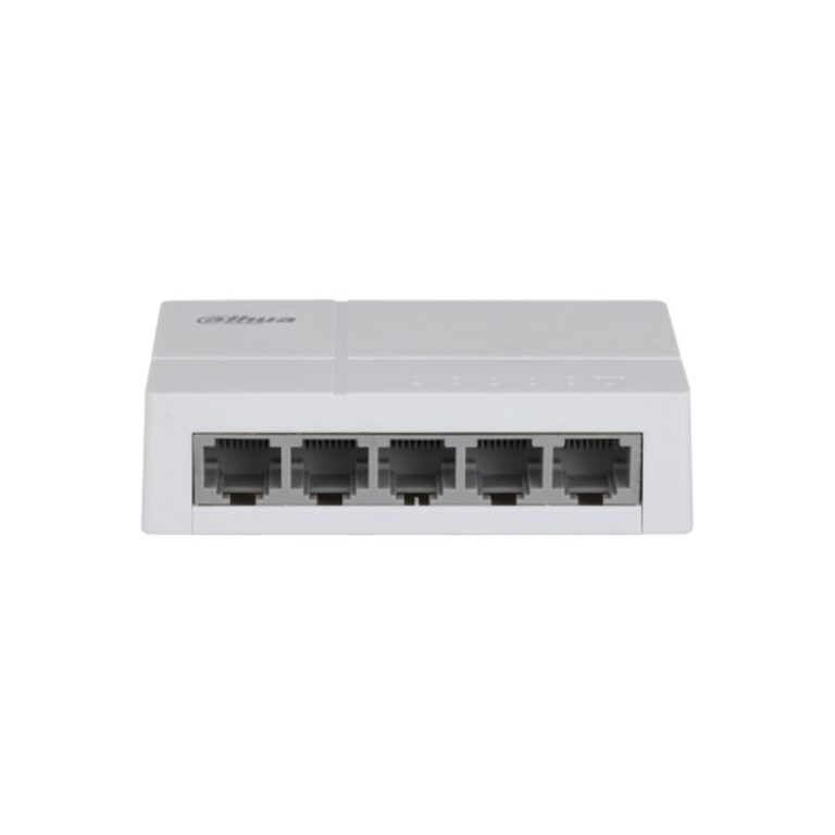 Switch cu 5 porturi Dahua SF1005L-EUR, 1 Gbit, 0.744 Mpps, 2000 MAC, fara management