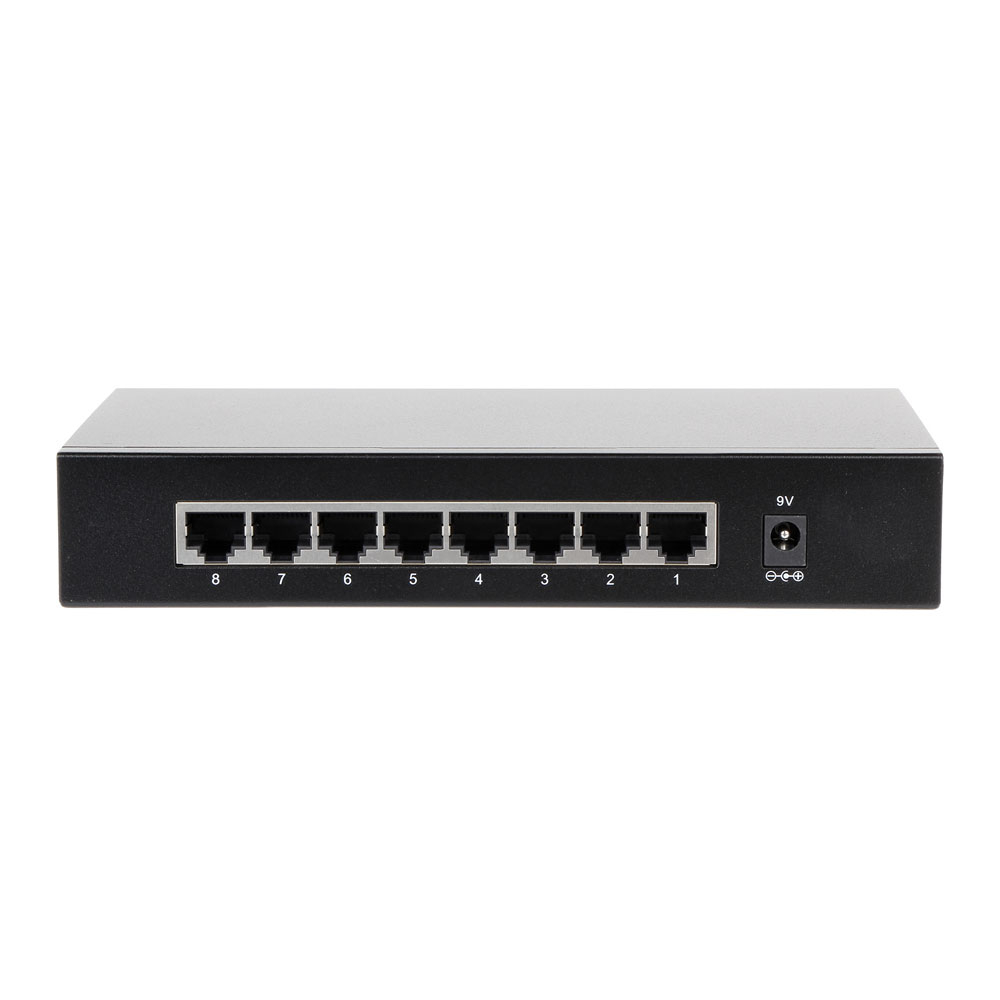 Switch cu 8 porturi Dahua PFS3008-8GT, 4K, 16 Gbps, fara management Switch cu 8 porturi Dahua PFS3008-8GT, 4K, 16 Gbps, fara management
