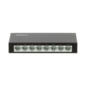 Switch cu 8 porturi Dahua SF1008-EUR, 1.6 Gbps, 1.19 Mpps, 2k MAC, plug and play , fara management Switch cu 8 porturi Dahua SF1008-EUR, 1.6 Gbps, 1.19 Mpps, 2k MAC, plug and play , fara management