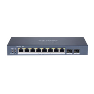 Switch cu 8 porturi Hikvision DS-3E1510P-SI, 20 Gbps, 14.88 Mpps, 8.000 MAC, PoE, cu management Switch cu 8 porturi Hikvision DS-3E1510P-SI, 20 Gbps, 14.88 Mpps, 8.000 MAC, PoE, cu management