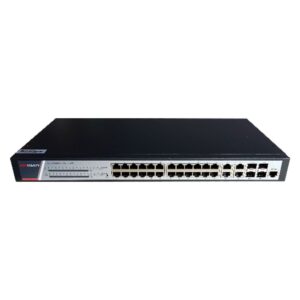 Switch Gigabit cu 28 de porturi Gigabit Hikvision DS-3E2528P(B), 56 Gbps, 51 Mpps, PoE, cu management Switch Gigabit cu 28 de porturi Gigabit Hikvision DS-3E2528P(B), 56 Gbps, 51 Mpps, PoE, cu management