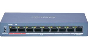 Switch PoE 8 canale Hikvision DS-3E0109P-E/M(B), 30W Max per port, 10/100Mbps Switch PoE 8 canale Hikvision DS-3E0109P-E/M(B), 30W Max per port, 10/100Mbps