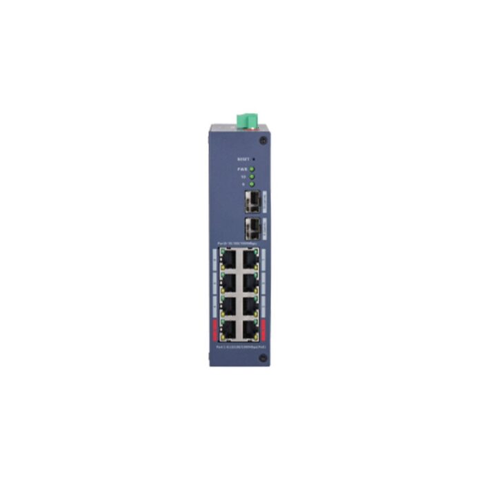 Switch PoE Gigabit cu 10 porturi Dahua CHS4210-8GT-110, 2x90W PoE, 2 SFP uplink, 20 Gbps, 14.88 Mpps, Layer 2, cu management Switch PoE Gigabit cu 10 porturi Dahua CHS4210-8GT-110, 2x90W PoE, 2 SFP uplink, 20 Gbps, 14.88 Mpps, Layer 2, cu management