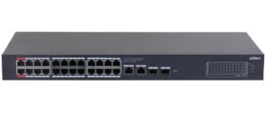 Switch 28 porturi Dahua, 24x PoE, 2x SFP, 2x RJ-45 Uplink, max 375W, Watchdog, management prin cloud, CS4228-24GT-375 Switch 28 porturi Dahua, 24x PoE, 2x SFP, 2x RJ-45 Uplink, max 375W, Watchdog, management prin cloud, CS4228-24GT-375