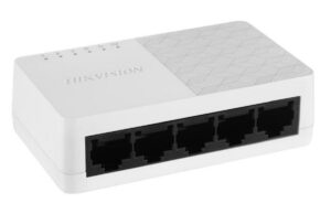 Switch 5 porturi 10/100 Mbps RJ45, fara management, Hikvision DS-3E0105D-O Switch 5 porturi 10/100 Mbps RJ45, fara management, Hikvision DS-3E0105D-O