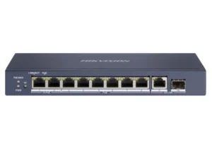Switch 10 porturi, Hikvision DS-3E0510HP-E, 6x Poe Gb, 2x Hi-PoE Gb, 1x RJ45 Gb, 1x SFP, pana la 120W, Watchdog Switch 10 porturi, Hikvision DS-3E0510HP-E, 6x Poe Gb, 2x Hi-PoE Gb, 1x RJ45 Gb, 1x SFP, pana la 120W, Watchdog