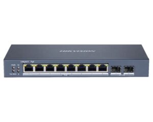Switch 8 porturi Hikvision DS-3E1510P-SI, PoE 110W, 2 porturi SFP gigabit, cu management Switch 8 porturi Hikvision DS-3E1510P-SI, PoE 110W, 2 porturi SFP gigabit, cu management