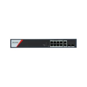 Switch PoE Hikvision DS-3E1512HP-SI-8P2T2F, 8 porturi Gigabit PoE, 2 RJ45, 2 SFP, Hi-PoE 90W, buget 130W, cu management Switch PoE Hikvision DS-3E1512HP-SI-8P2T2F, 8 porturi Gigabit PoE, 2 RJ45, 2 SFP, Hi-PoE 90W, buget 130W, cu management