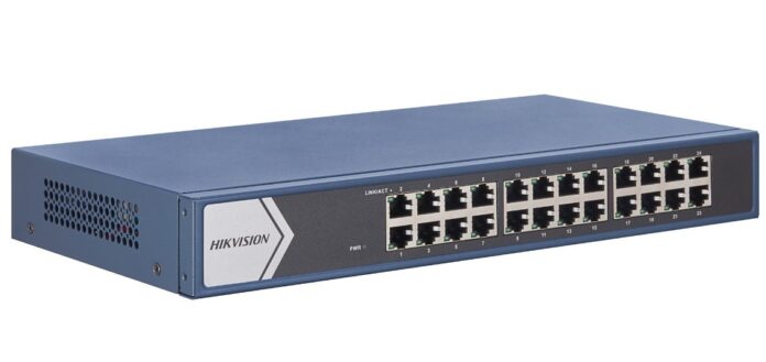 Switch Smart cu 24 de porturi Gigabit, carcasa de metal, Hikvision DS-3E1524-EI Switch Smart cu 24 de porturi Gigabit, carcasa de metal, Hikvision DS-3E1524-EI
