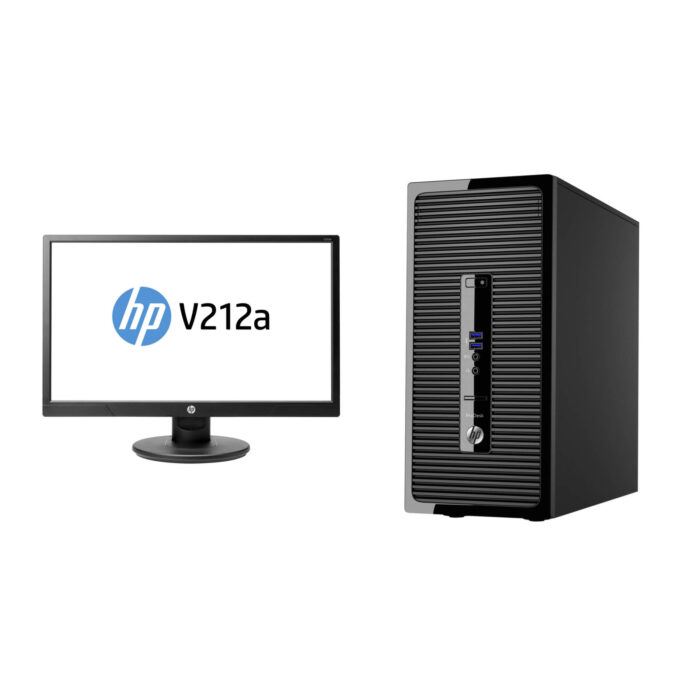 Sistem Desktop PC HP ProDesk 400 G3 MT, Intel Core i7-6700, 4GB DDR3, HDD 500GB, Intel HD Graphics, FreeDOS + Monitor HP V212a Sistem Desktop PC HP ProDesk 400 G3 MT, Intel Core i7-6700, 4GB DDR3, HDD 500GB, Intel HD Graphics, FreeDOS + Monitor HP V212a