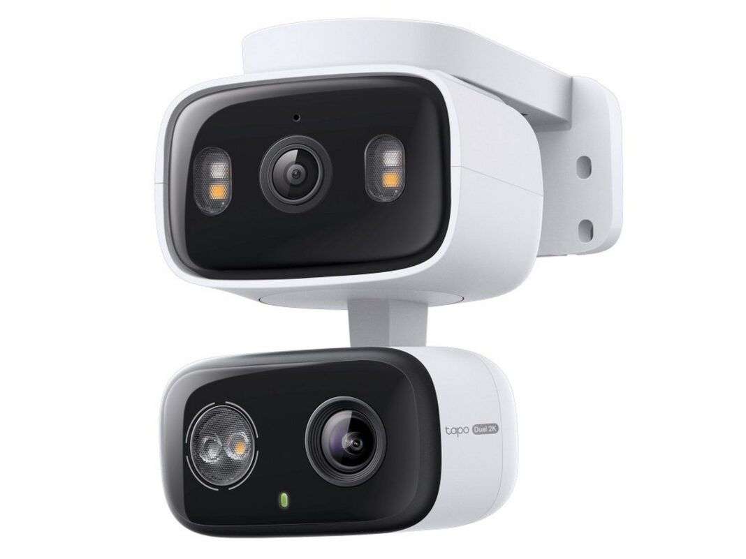Camera supraveghere wireless IP duala Tapo C246D, 2K 3MP, Wi-Fi, rotire si inclinare din aplicatie, zoom digital, detectie cu AI, iluminare duala, audio bidirectional, slot microSD, IP65