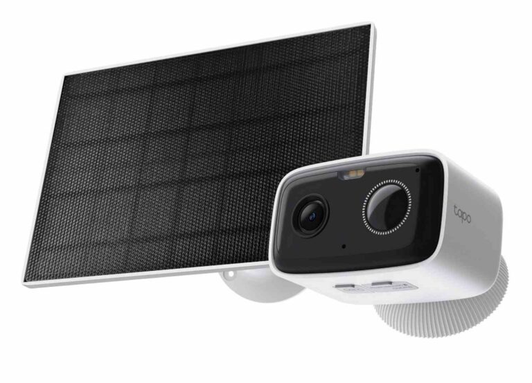 Camera supraveghere Wi-Fi cu panou solar Tapo C400 KIT, 2MP, Iluminare duala, audio bidirectional, baterie, IP65