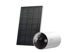 Camera supraveghere cu panou solar si baterie Tapo C410 KIT, 2K 3MP, Wi-Fi, iluminare duala, audio bidirectional, detectie cu AI, IP65 Camera supraveghere cu panou solar si baterie Tapo C410 KIT, 2K 3MP, Wi-Fi, iluminare duala, audio bidirectional, detectie cu AI, IP65