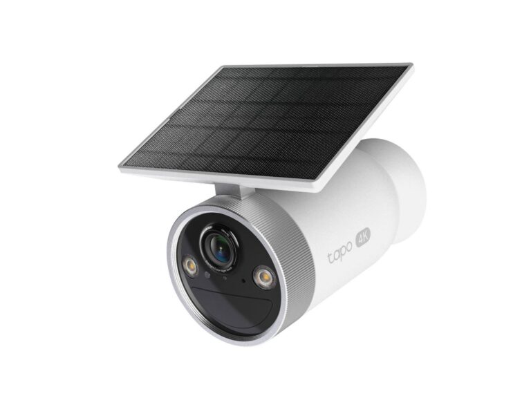 Camera supraveghere cu panou solar si baterie Tapo C465, 4K 8MP, Wi-Fi dual band, iluminare duala, audio bidirectional, detectie cu AI, slot microSD, IP65