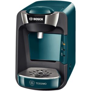 Espressor Bosch Tassimo TAS3205, 1300 W, 0.8 l, 3.3 bar, T-discuri, Albastru pacific/Antracit Espressor Bosch Tassimo TAS3205, 1300 W, 0.8 l, 3.3 bar, T-discuri, Albastru pacific/Antracit
