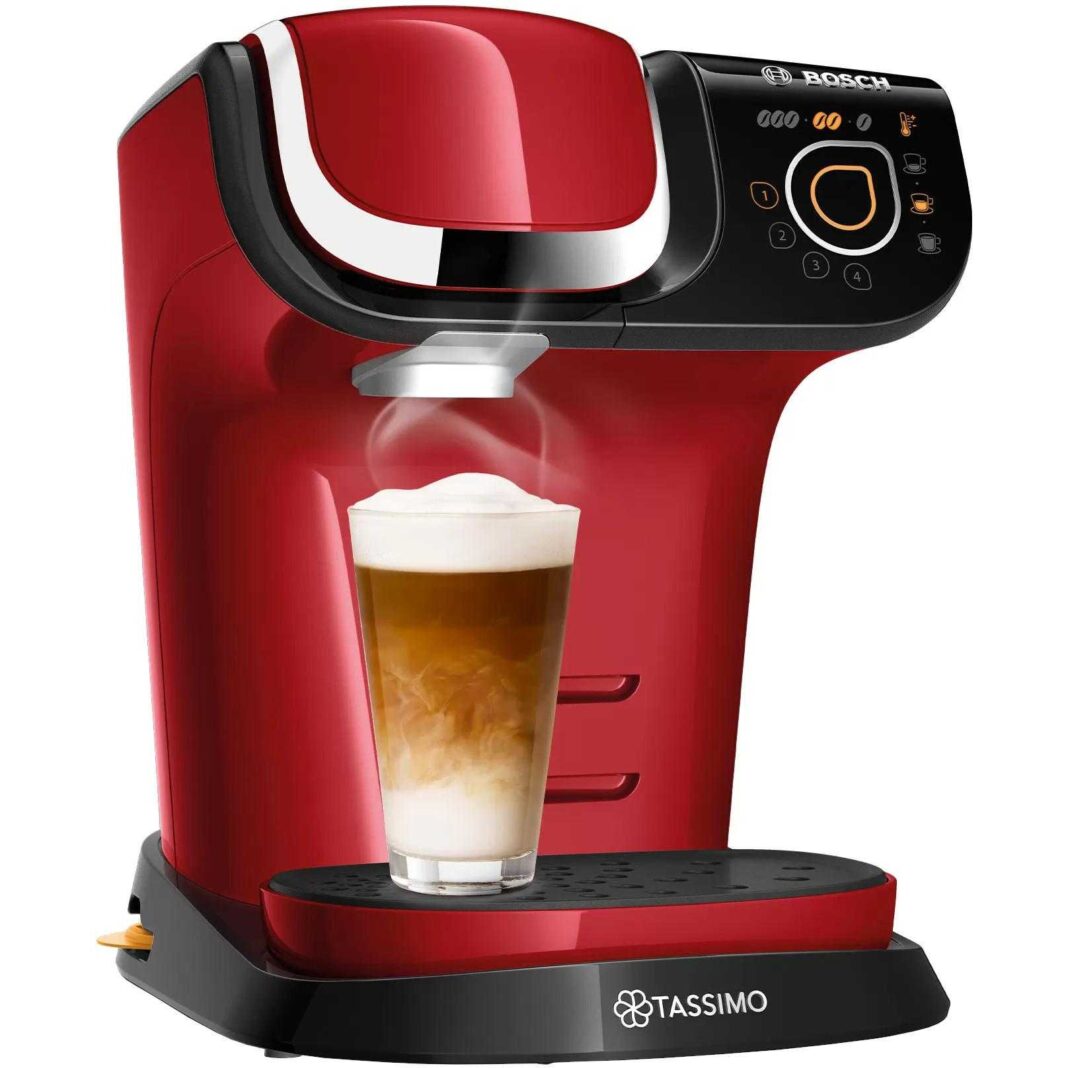 Espressor Bosch Tassimo My Way 2 TAS6503, 1500 W, 1.3 L, 3.3 bar, Rosu Espressor Bosch Tassimo My Way 2 TAS6503, 1500 W, 1.3 L, 3.3 bar, Rosu