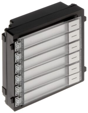 Modul extensie videointerfon, 6 famili, ingropat, Hikvision DS-KD-KK Modul extensie videointerfon, 6 famili, ingropat, Hikvision DS-KD-KK