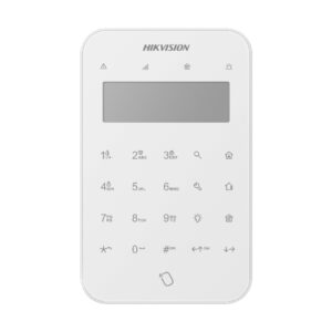 Tastatura touch LCD wireless cu cititor de proximitate HikVision AX PRO DS-PK1-LT-WE, autonomie 2 ani, 868 MHz, RF 1200 m Tastatura touch LCD wireless cu cititor de proximitate HikVision AX PRO DS-PK1-LT-WE, autonomie 2 ani, 868 MHz, RF 1200 m
