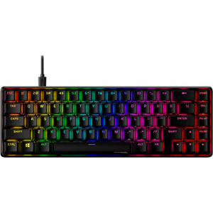 Tastatura mecanica gaming HyperX Alloy 65, RGB, Switch HyperX Red, Negru Tastatura mecanica gaming HyperX Alloy 65, RGB, Switch HyperX Red, Negru