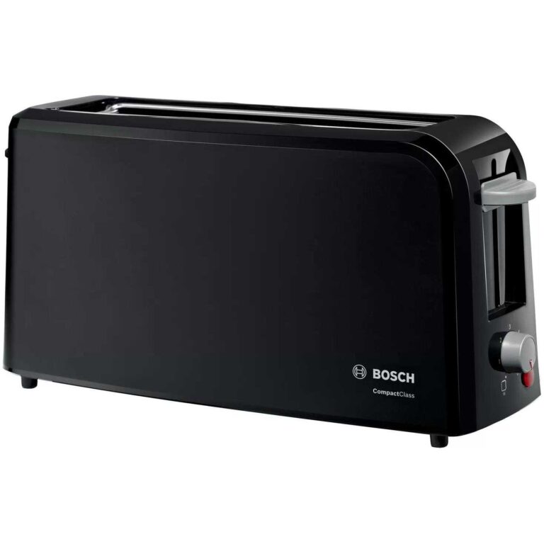 Prajitor de paine Bosch CompactClass TAT3A003, 980 W, 2 felii, Negru