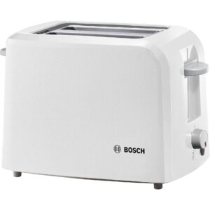 Prajitor de paine Bosch TAT3A011, 980 W, 2 felii, Alb/Gri Prajitor de paine Bosch TAT3A011, 980 W, 2 felii, Alb/Gri