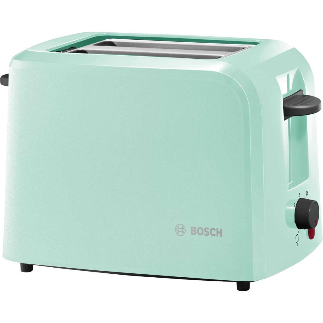 Prajitor de paine Bosch TAT3A012, 980 W, 2 felii, Verde