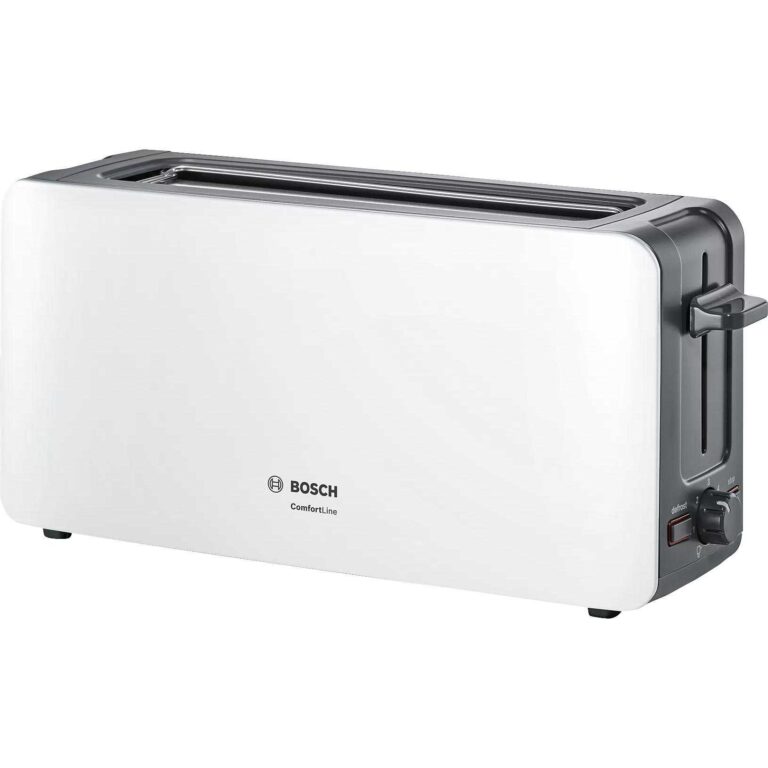 Prajitor de paine Bosch ComfortLine TAT6A001, 1090 W, 2 felii, Alb