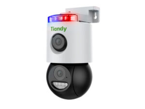 Camera supraveghere wireless de exterior cu alarma, 2 lentile de 3+3MP, 3K, 4mm, iluminare cu LED si IR, audio bidirectional, IP66, Tiandy TC-H363N-I5WWIFIEu4V4.0 Camera supraveghere wireless de exterior cu alarma, 2 lentile de 3+3MP, 3K, 4mm, iluminare cu LED si IR, audio bidirectional, IP66, Tiandy TC-H363N-I5WWIFIEu4V4.0