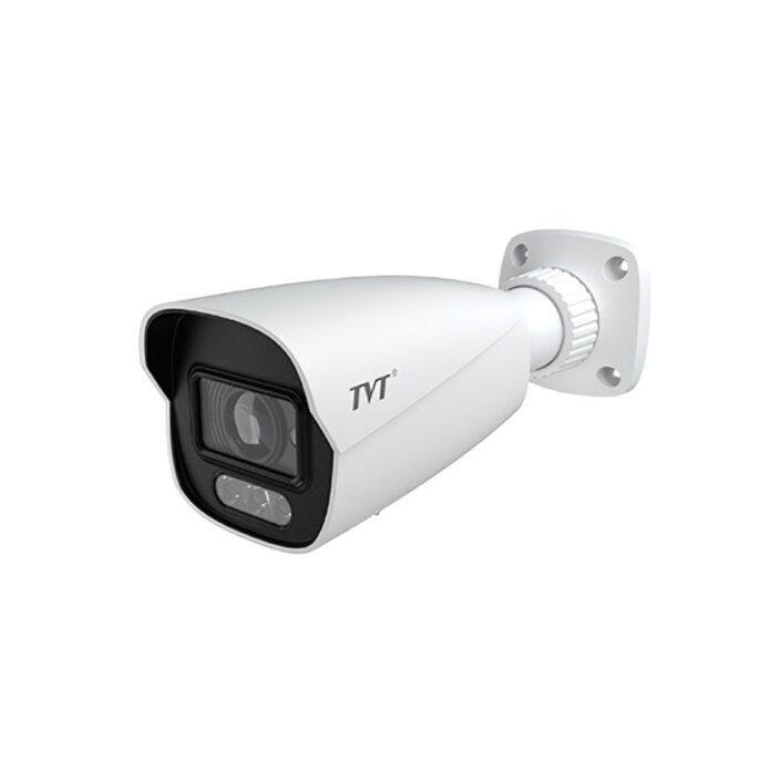 Camera supraveghere exterior IP TVT TD-9442S4-C(D/PE/AW3), 4 MP, 2.8 mm, IR 50 m, lumina alba 40 m, microfon, slot card, PoE Camera supraveghere exterior IP TVT TD-9442S4-C(D/PE/AW3), 4 MP, 2.8 mm, IR 50 m, lumina alba 40 m, microfon, slot card, PoE