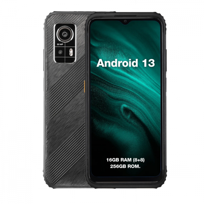 Telefon mobil AGM H6, Rugged, Ultra subtire, 4G, 6.56 , 50MP AI Dual Camera, 16GB RAM (8GB + 8GB extensibili), 256GB ROM, Android 13, NFC, 4900mAh, Dual SIM Telefon mobil AGM H6, Rugged, Ultra subtire, 4G, 6.56 , 50MP AI Dual Camera, 16GB RAM (8GB + 8GB extensibili), 256GB ROM, Android 13, NFC, 4900mAh, Dual SIM
