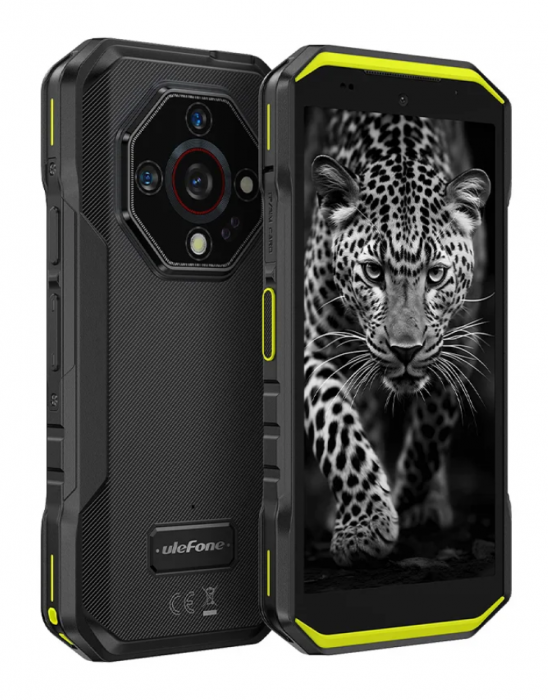 Telefon mobil Ulefone Armor X32, Portocaliu, 4G, 5.65   LCD, 12GB RAM (6GB+6GB extensibili), 128GB ROM, Night Vision, 48MP+16MP, Android 14, Helio G91, WiFi, NFC, 5500mAh, 18W, Dual SIM