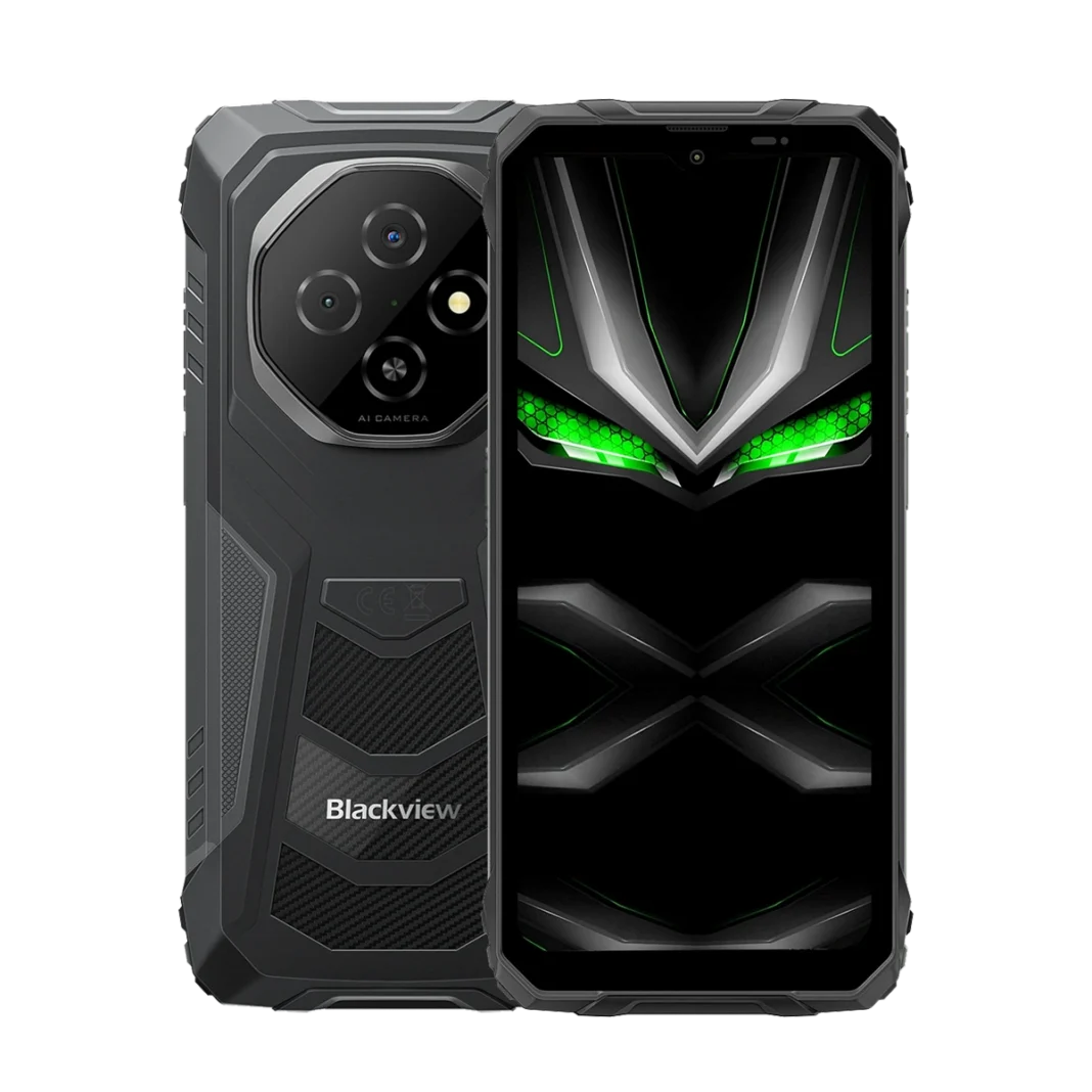 Telefon Mobil Blackview FORT 1, Verde, 4G, 6.56,  ³ HD+ IPS, 18GB RAM (6GB + 12GB Extensibili), 256 GB ROM, 16 MP, Android 15, Tiger T615, NFC, 10000 mAh, 18 W, Dual SIM