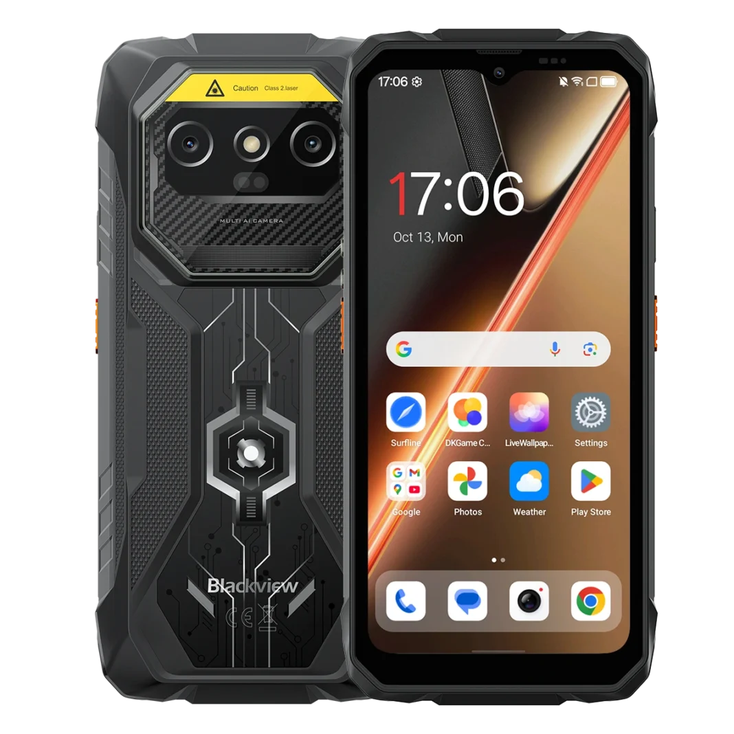 Telefon Mobil Blackview ROCK 1 Pro, Negru, 4G LTE, Cititor coduri de bare, Ecran 6.56 HD+ 90Hz, 32GB RAM (8GB + 24GB extensibili), 256GB, Camera 16MP + 20MP Night Vision, Android 16, NFC, Dual SIM Telefon Mobil Blackview ROCK 1 Pro, Negru, 4G LTE, Cititor coduri de bare, Ecran 6.56 HD+ 90Hz, 32GB RAM (8GB + 24GB extensibili), 256GB, Camera 16MP + 20MP Night Vision, Android 16, NFC, Dual SIM