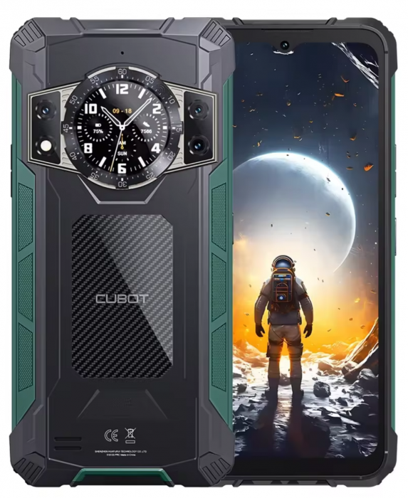 Telefon mobil  Cubot KingKong Ace 2, Portocaliu, 4G, 6.56   HD+ 90Hz, 16GBRAM (6GB+10GB extensibil), 128GB ROM, Android 14,  G85 OctaCore, 48MP+16MP, 5100mAh, 18W, NFC, Face ID, Dual SIM