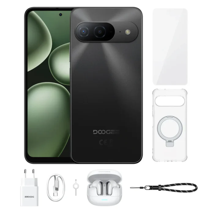 Telefon Mobil DOOGEE B10 VIP, Gri, 4G LTE, Ecran 6.6 FHD+, 48GB RAM (6GB + 42GB extensibili), 256GB ROM, Procesor Helio G100, Baterie 7600mAh 33W, Camera 64MP, Android 16, Dual SIM Telefon Mobil DOOGEE B10 VIP, Gri, 4G LTE, Ecran 6.6 FHD+, 48GB RAM (6GB + 42GB extensibili), 256GB ROM, Procesor Helio G100, Baterie 7600mAh 33W, Camera 64MP, Android 16, Dual SIM
