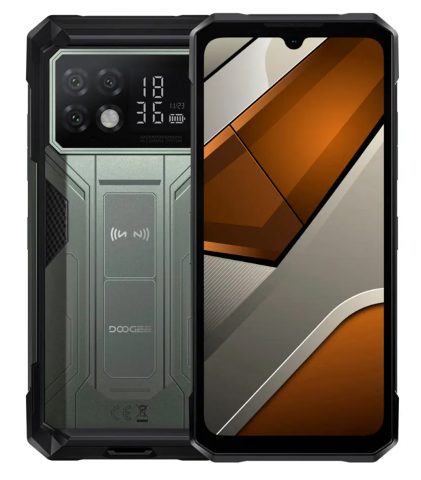 Telefon Mobil Doogee S200 Max, Auriu, 5G, 6.72 FHD+ IPS, 36GB RAM (16GB + 20GB Extensibili), 512 GB, 108 MP, Android 15, Dimensity 7050, Ecran Secundar Spate, Night Vision, 22000mAh, 66W, Dual SIM Telefon Mobil Doogee S200 Max, Auriu, 5G, 6.72 FHD+ IPS, 36GB RAM (16GB + 20GB Extensibili), 512 GB, 108 MP, Android 15, Dimensity 7050, Ecran Secundar Spate, Night Vision, 22000mAh, 66W, Dual SIM