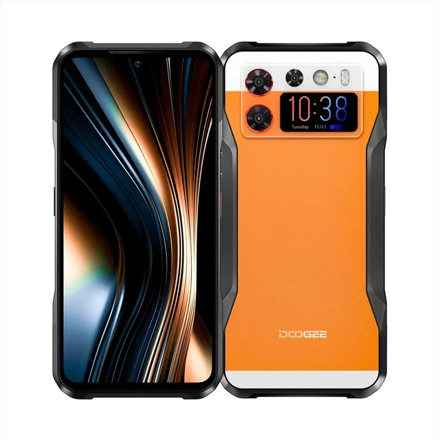Telefon mobil Doogee V20S Orange, 5G, Dual Display (6.43 + 1.58 ) Amoled FHD+, 32GB RAM (12GB + 20GB extensibili), 256GB ROM, 50MP, Android 13, Dimensity 6020, NFC, OTG, 6000mAh, 33W, Dual SIM Telefon mobil Doogee V20S Orange, 5G, Dual Display (6.43 + 1.58 ) Amoled FHD+, 32GB RAM (12GB + 20GB extensibili), 256GB ROM, 50MP, Android 13, Dimensity 6020, NFC, OTG, 6000mAh, 33W, Dual SIM