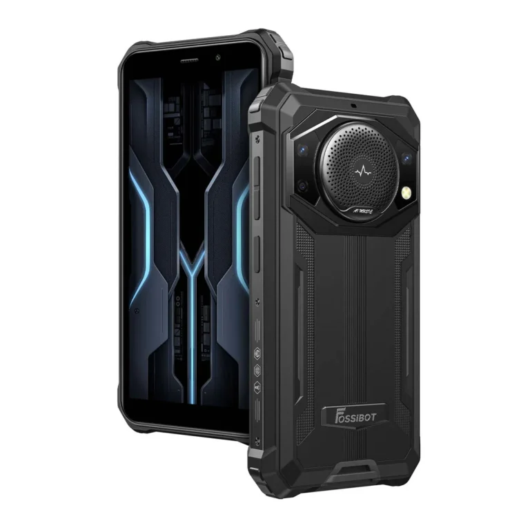 Telefon mobil FOSSiBOT F101P Negru, 4G, 5.45   HD+ IPS, 7GB RAM(4GB+3GB extensibili), 64GB ROM+128GB TF card, Android 13, 24MP AF+5MP+0.3MP, 10600mAh, 18W, NFC, Face ID, DualSIM Hibrid