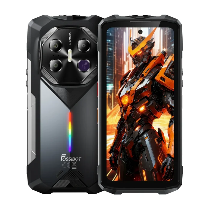 Telefon mobil FOSSiBOT F113, Gri, 5G, 6.78 120Hz FHD+, 36GB RAM (12GB+24GB Extensibili), 256GB ROM, Android15, Dimensity7050, 50MP+64MP NightVision, 20000mAh, 33W, NFC, FaceID, ToolKit, Dual SIM Telefon mobil FOSSiBOT F113, Gri, 5G, 6.78 120Hz FHD+, 36GB RAM (12GB+24GB Extensibili), 256GB ROM, Android15, Dimensity7050, 50MP+64MP NightVision, 20000mAh, 33W, NFC, FaceID, ToolKit, Dual SIM