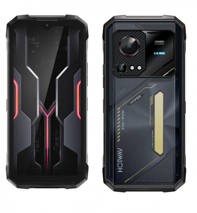 Telefon Mobil HOTWAV Hyper 7S, Rosu, 5G, 6.6, ³ HD+ IPS 120, Hz, 16GB (4, GB+12, GB Extensibili), 256, GB ROM, 21, MP, Android, 15, Unisoc T8200, Camping Light RGB, 10800, mAh, 20, W, Dual SIM Telefon Mobil HOTWAV Hyper 7S, Rosu, 5G, 6.6, ³ HD+ IPS 120, Hz, 16GB (4, GB+12, GB Extensibili), 256, GB ROM, 21, MP, Android, 15, Unisoc T8200, Camping Light RGB, 10800, mAh, 20, W, Dual SIM