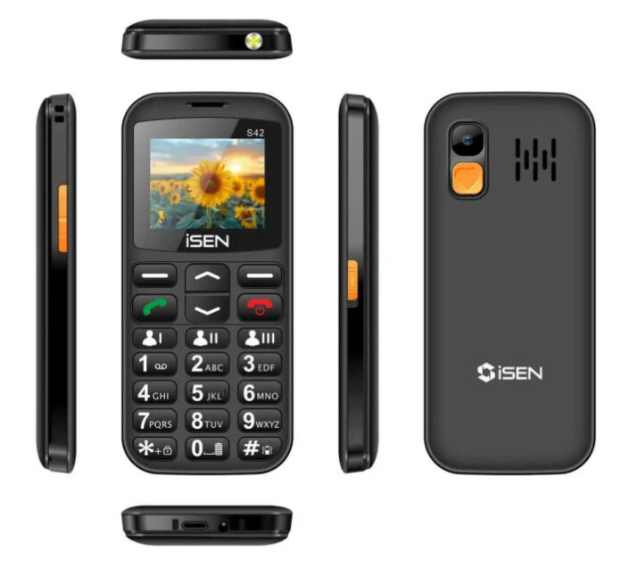 Telefon mobil iSEN S42 SENIOR, Negru, Display 2.0 , GSM, USB Type-C, Bluetooth, Camera, Lanterna, FM Radio fara cablu, Baterie 1800mAh, Buton SOS, Negru, Dual SIM Telefon mobil iSEN S42 SENIOR, Negru, Display 2.0 , GSM, USB Type-C, Bluetooth, Camera, Lanterna, FM Radio fara cablu, Baterie 1800mAh, Buton SOS, Negru, Dual SIM