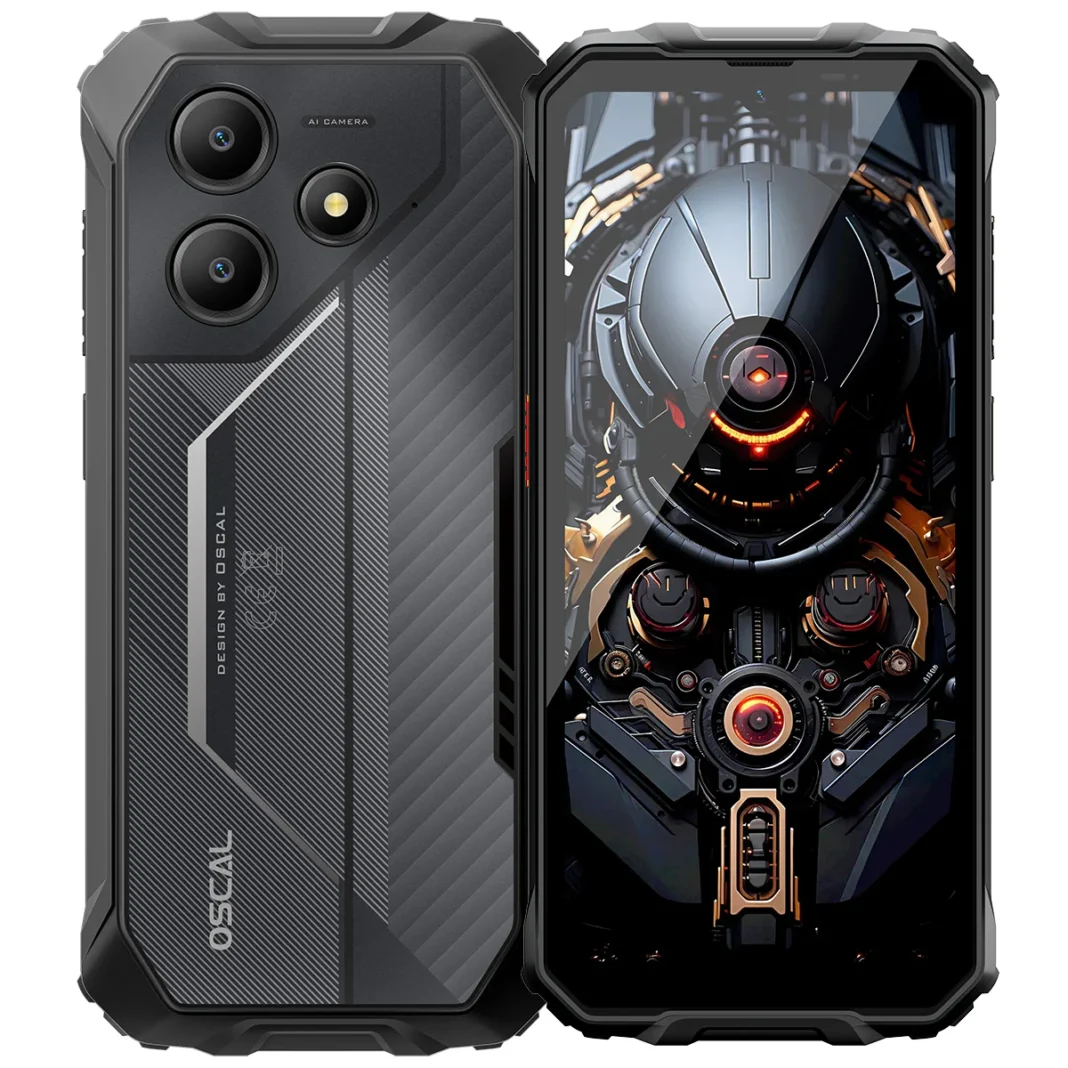 Telefon mobil OSCAL MARINE 2, Negru, 4G, 6.56 HD+ 90Hz, 24GB RAM (8GB + 16GB extensibili), 256GB ROM, DokeOS 4.1, Unisoc T615, 11000mAh, 18W, Dual SIM Hybrid Telefon mobil OSCAL MARINE 2, Negru, 4G, 6.56 HD+ 90Hz, 24GB RAM (8GB + 16GB extensibili), 256GB ROM, DokeOS 4.1, Unisoc T615, 11000mAh, 18W, Dual SIM Hybrid
