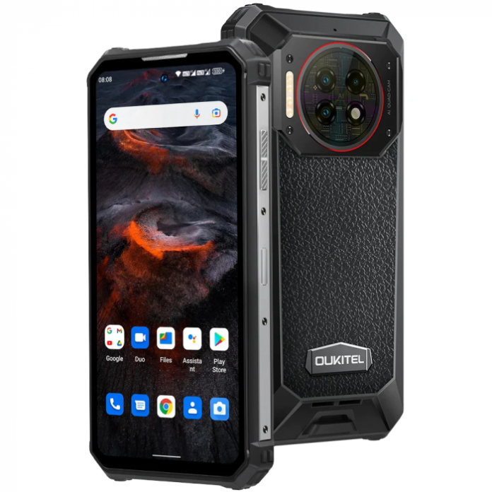 Telefon mobil Oukitel WP19 Pro Negru, 4G, 6.8 FHD+ 120Hz, 24GB RAM (8GB + 16GB extensibili), 256GB ROM, Android 13, 64MP, Mediatek Helio G99, 22000mAh 33W, NFC, Dual SIM Telefon mobil Oukitel WP19 Pro Negru, 4G, 6.8 FHD+ 120Hz, 24GB RAM (8GB + 16GB extensibili), 256GB ROM, Android 13, 64MP, Mediatek Helio G99, 22000mAh 33W, NFC, Dual SIM
