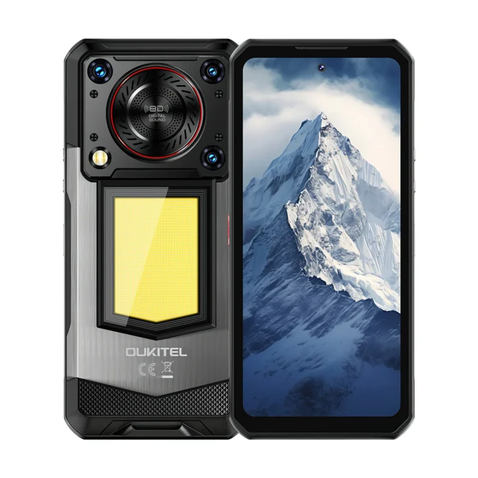 Telefon Mobil Oukitel WP56, Rosu, 5G, 6.78 FHD+ 120Hz, 36GB RAM (12GB+24GB Extensibili), 512GB ROM, Android 15, Dimensity 7050, 108MP+32MP, NFC, Face ID, 16000mAh, 45W, Dual SIM Telefon Mobil Oukitel WP56, Rosu, 5G, 6.78 FHD+ 120Hz, 36GB RAM (12GB+24GB Extensibili), 512GB ROM, Android 15, Dimensity 7050, 108MP+32MP, NFC, Face ID, 16000mAh, 45W, Dual SIM