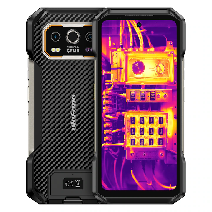 Telefon Mobil Ulefone Armor 27T Pro+, Negru, 5G Camera termica FLIR 3.5, 6.78 FHD+ 120Hz, 24GB RAM (12GB + 12GB extensibili), 256GB ROM, 64MP Night Vision, Android 15, NFC, Dual SIM Telefon Mobil Ulefone Armor 27T Pro+, Negru, 5G Camera termica FLIR 3.5, 6.78 FHD+ 120Hz, 24GB RAM (12GB + 12GB extensibili), 256GB ROM, 64MP Night Vision, Android 15, NFC, Dual SIM