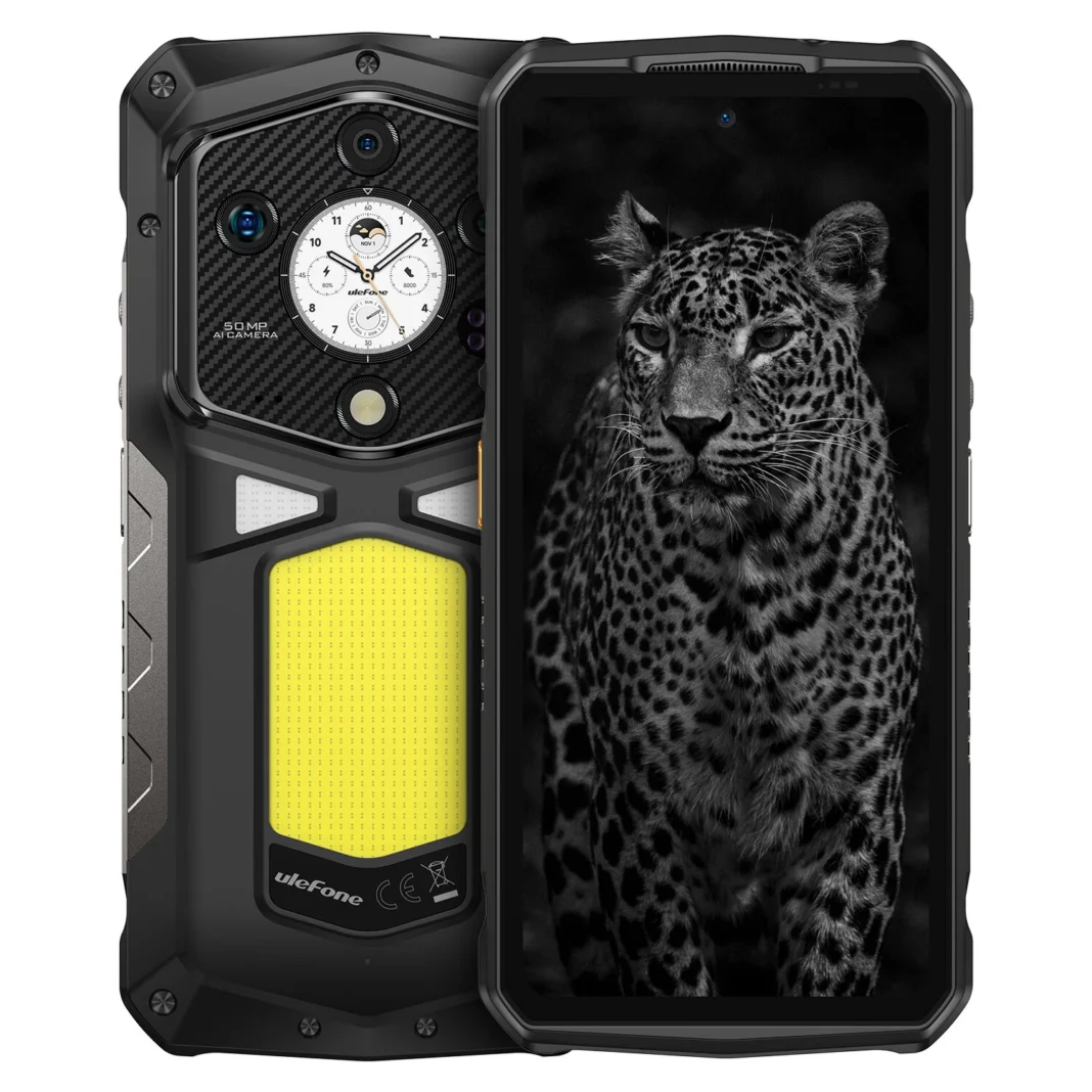 Telefon Mobil Ulefone ARMOR 29 Ultra, Negru, 5G, 6.67 AMOLED, 32GB RAM (16GB +16GB Extensibili), 1TB ROM, 50MP, Android 15, Dimensity 9300+, Ecran Spate 1.04 , Night Vision, 21200mAh, 120W, Dual SIM Telefon Mobil Ulefone ARMOR 29 Ultra, Negru, 5G, 6.67 AMOLED, 32GB RAM (16GB +16GB Extensibili), 1TB ROM, 50MP, Android 15, Dimensity 9300+, Ecran Spate 1.04 , Night Vision, 21200mAh, 120W, Dual SIM